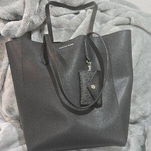 Michael Kors Charcoal Tote with Card Holder